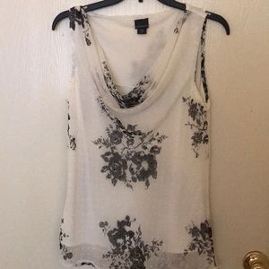 💯 polyester cream blouse